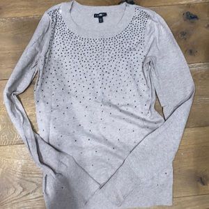 Express Rhinestone Sweater